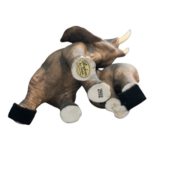 Elephant Family Andrea by Sadek 2992 Mother and Baby Trunk Up Precious - Picture 7 of 13